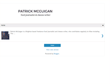 Tablet Screenshot of patrickmcguigan.com